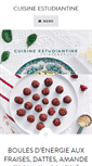 Mobile Screenshot of cuisineestudiantine.com